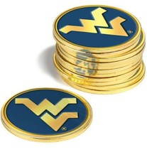 West Virginia Mountaineers 12 Pack Golf Ball Markers - £30.37 GBP