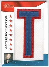 2009 Topps Zachary Taylor LIMITED EDITION /50 Heritage Manufactured Reli... - £23.25 GBP