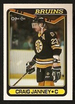Boston Bruins Craig Janney 1990 O-Pee-Chee OPC Hockey Card # 212 ! - £0.39 GBP
