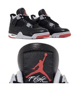 Mens Bred Jordan 4 Reimagined Black Red Sz. 9.5 NIB! - $400.00