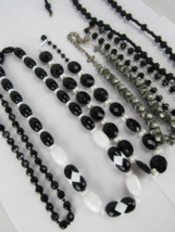 x6 Vintage Costume Jewelry lot WEST GERMANY Beaded LUCITE Necklace bracelet - £25.81 GBP