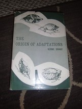 The Origin Of Adaptations Verne Grant 1963 Columbia University Press HCDJ - £19.95 GBP