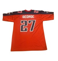 Rare Vintage Puma Tennessee Titans Eddie George #27 Red NFL Jersey Men&#39;s XL - $34.99