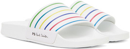 Paul Smith Summit Pool Slides Sandals White Italy New ML023017 - £27.38 GBP