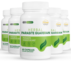 5 Pack Herbal Parasite Guardian, parasite digestive aid-60 Capsules x5 - $153.44