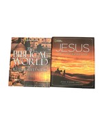 Lot of 2 National Geographic Jesus Life &amp; Biblical World Illustrated Atl... - $528.03 MXN