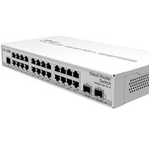 Mikrotik Cloud Router Switch With 24X Gigabit Ports And 2X Sfp+ Cages - £289.54 GBP