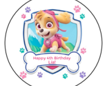 12 Personalized Paw Patrol Inspired Stickers, Birthday, Labels, Tags,Fav... - £6.28 GBP