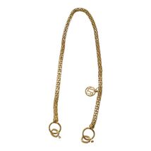 Linda Farrow 22 carat gold plated glasses chain with LF logo charm - $242.55