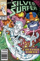 Silver Surfer #57 Newsstand Cover (1987-1998) Marvel Comics - £6.79 GBP