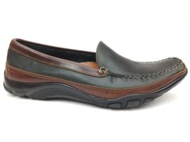 Allen Edmonds Men’s Boulder Black Brown Leather Slip On Loafers Shoes Size 11 B - £46.89 GBP