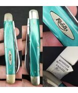 Kinfolk pocket knife blue pearl USA auth repro NEVER USED - $179.45 CAD