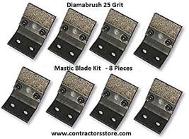 Diamabrush Concrete Replacement Blades 8 Piece 25 Grit  - £227.36 GBP