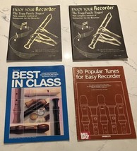 Lot 4 Recorder Music Sheet Books - Trapp Family - $9.00