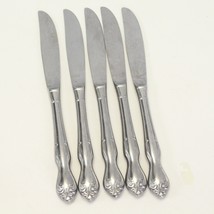 West Bend Oneida Dinner Knives 8 1/2&quot; Stainless Lot of 5 - $10.77