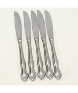 West Bend Oneida Dinner Knives 8 1/2&quot; Stainless Lot of 5 - €9,32 EUR