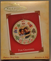 Hallmark: For Grandma - Sugar Cookie - Magnetic Photo Holder - Keepsake Ornament - £9.07 GBP