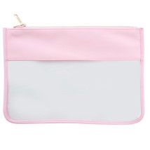 Letter patches available transparent pvc cosmetic bag clear travel make up cosmetic bag thumb200
