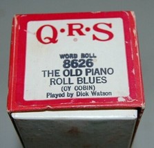 QRS Player Piano Word Roll 8626 The Old Piano Roll Blues Dick Watson - $29.99