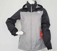 The North Face Women&#39;s Resolve Plus Jacket Waterproof Dryvent Grey/Black Sz S - £45.28 GBP