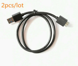 2pcs 58CM 3.0 USB Data Cable for Seagate Expansion SRD00F2 1D7AP3-500 Hard Drive - £6.30 GBP