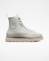 Converse Unisex Chuck Taylor Crafted Leather Terrain Boot Egret/Ivory 17... - £71.02 GBP+