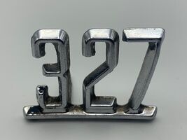 CHEVY CHEVROLET OEM 327 CAR EMBLEM REPAIR REPLACE RESTORE VINTAGE NUMBER... - $17.25