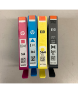 Genuine HP 564XL Black, HP 564XL Yellow &amp; HP 564 Cyan &amp; Magenta Ink Cart... - $27.85 CAD