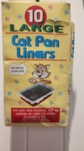 Dollar Tree Cat Pan Liners Large (10 Pack) 31&quot; x 14&quot; x 1.0 Mil - £4.59 GBP