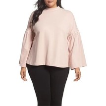 NWT Womens Plus Size 1X Nordstrom Two by Vince Camuto Blush Bell Sleeve Top NEW - £19.70 GBP