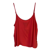 Forever 21 Womens Camisole Cami Top Coral Spaghetti Strap 100% Rayon Tank S New - £17.45 GBP