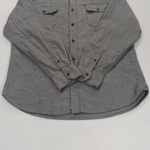 JACHS Men's Size Large Heavyweight Gray Cotton Blend Long Sleeve Shirt RN#123913 image 15