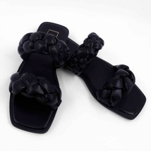 Shu Shop daria braided sandal in Black - size 6.5 - $46.53