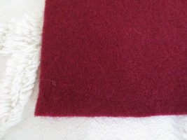 3710. Deep Red Home Decor, Craft Felt Fabric - 76&quot; X 2 Yds. - £12.78 GBP
