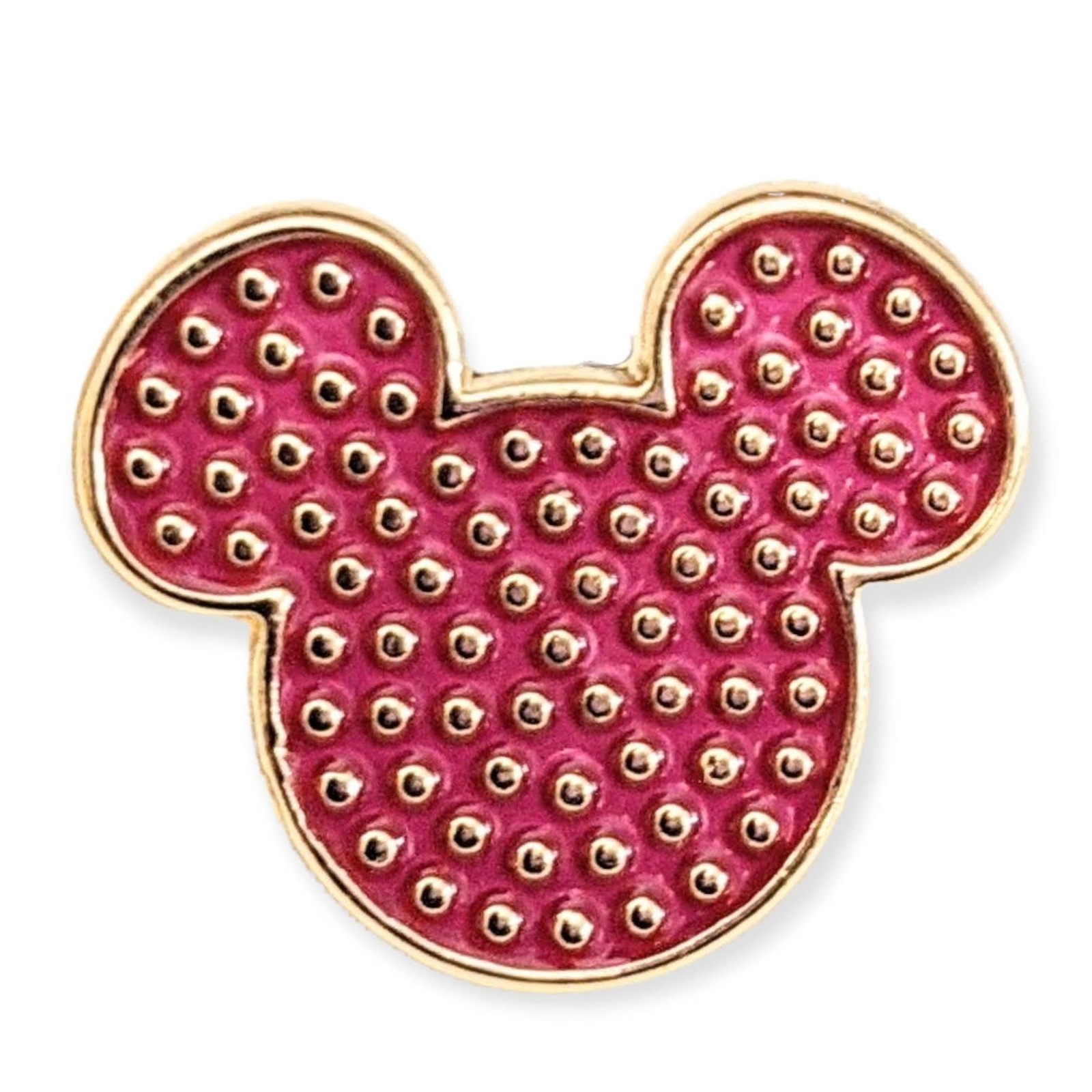 Primary image for Mickey Mouse Disney Tiny Pin: Pink and Gold Icon