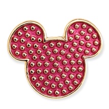 Mickey Mouse Disney Tiny Pin: Pink and Gold Icon - £10.31 GBP