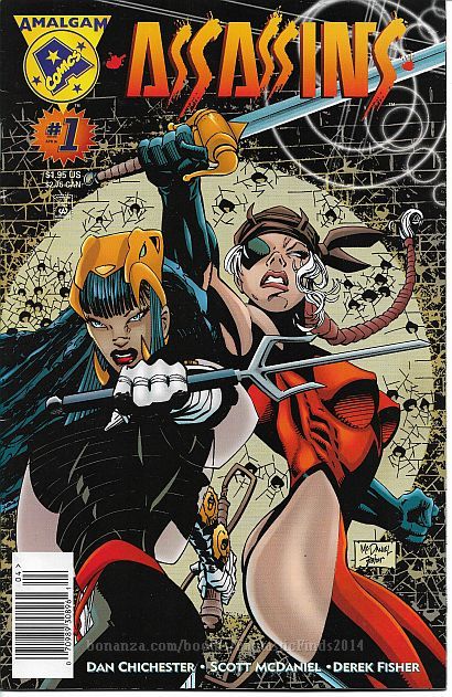 Assassins #1 (1996) *Amalgam Comics / Dare / Catsai / Marvel & DC Comics* - $3.00
