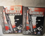 PC CD-ROM Video Game: 2006 Rainbow Six Lockdown - $5.00