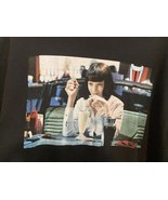 Pulp Fiction Mia Wallace Long Sleeves Black Size Large T- Shirt. - $35.19 CAD