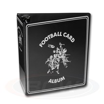 1 BCW 3&quot; Heavy Duty D-ring Black Football Binder Album - $17.53