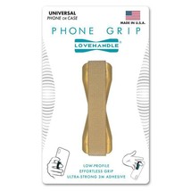 LoveHandle Cell Phone Grip GOLD Love Handle Sling Strap USA Pocket Friendly - £10.32 GBP