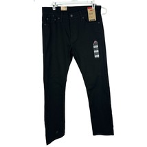 Levis 513 Slim Straight Stretch Jeans Black 30x30 Responsibly Made Mens ... - $44.35
