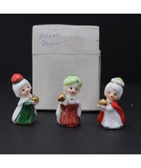 VTG Mid Century Miniature Christmas Porcelain Nativity Wise Men Napco Japan - $78.20