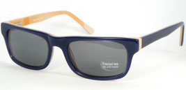 Hegewald Optik 7810-1 BLUE /LIGHT ORANGE W/ GREY LENS SUNGLASSES 48-17-1... - $29.70