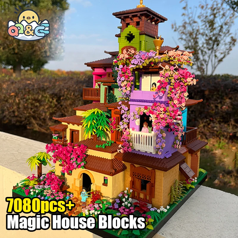 7080PCS Building Blocks City Street View Magic House Castle Countryside Micro - £227.49 GBP