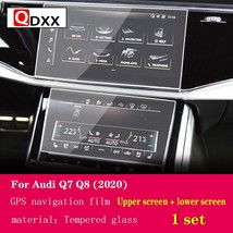 For  Q7 Q8 2020-2021 Car GPS navigation film LCD screen Tempered gl protective f - £91.84 GBP