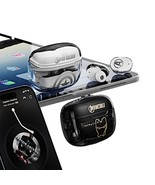 Iron Man Avengers Wireless Bluetooth 5.3 Earphones Waterproof Clear Case... - $40.08 CAD