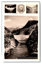 RPPC Ross Dam Multi View Ross Lake Washington WA UNP Postcard R21 - £7.00 GBP