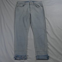 LOFT 28 / 6 Modern Skinny Crop Light Wash Stretch Denim Jeans - £11.77 GBP