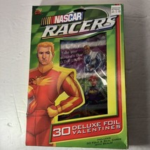 Vintage Nascar Racers 30 deluxe foil valentines Yr 2000 Fox kids - $19.34